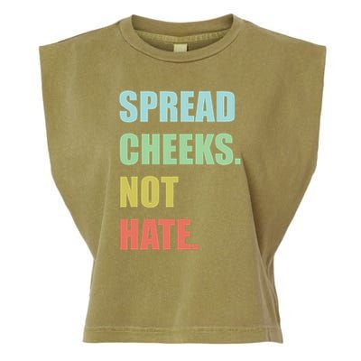 Spread Cheeks. Not Hate. Garment-Dyed Women's Muscle Tee