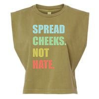 Spread Cheeks. Not Hate. Garment-Dyed Women's Muscle Tee