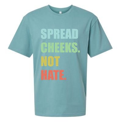 Spread Cheeks. Not Hate. Sueded Cloud Jersey T-Shirt
