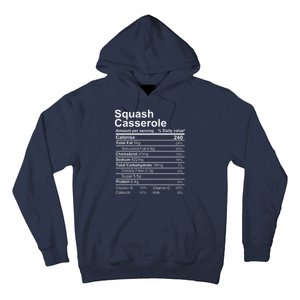 Squash Casserole Nutrition Facts Label Hoodie