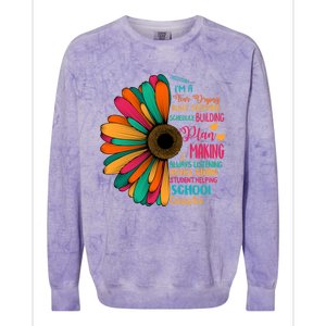 School Counselor National School Counseling Week Teacher Gift Colorblast Crewneck Sweatshirt