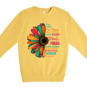 School Counselor National School Counseling Week Teacher Gift Premium Crewneck Sweatshirt