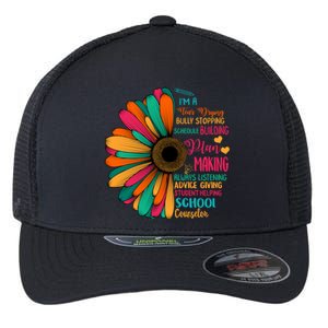 School Counselor National School Counseling Week Teacher Gift Flexfit Unipanel Trucker Cap