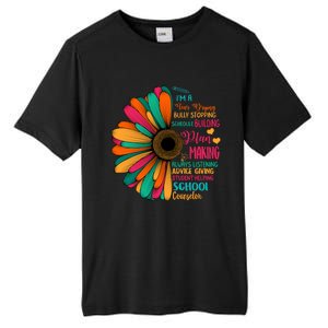 School Counselor National School Counseling Week Teacher Gift Tall Fusion ChromaSoft Performance T-Shirt