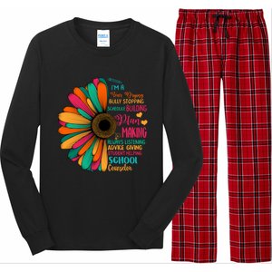 School Counselor National School Counseling Week Teacher Gift Long Sleeve Pajama Set