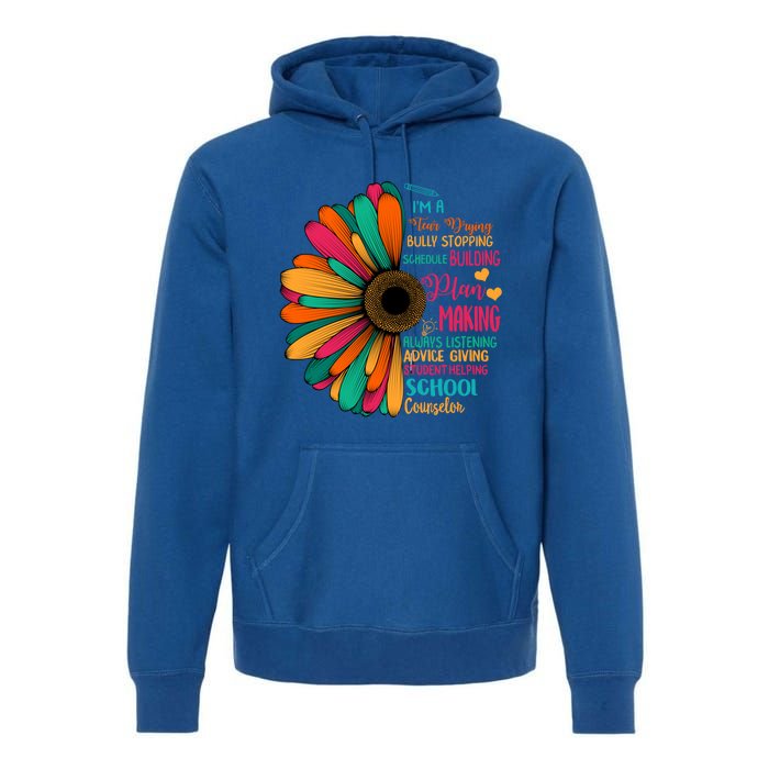 School Counselor National School Counseling Week Teacher Gift Premium Hoodie