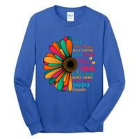 School Counselor National School Counseling Week Teacher Gift Tall Long Sleeve T-Shirt