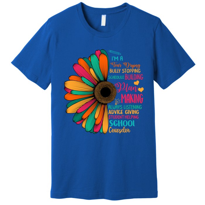 School Counselor National School Counseling Week Teacher Gift Premium T-Shirt