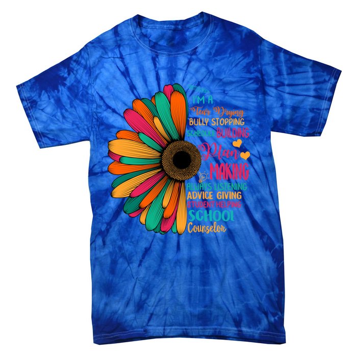 School Counselor National School Counseling Week Teacher Gift Tie-Dye T-Shirt