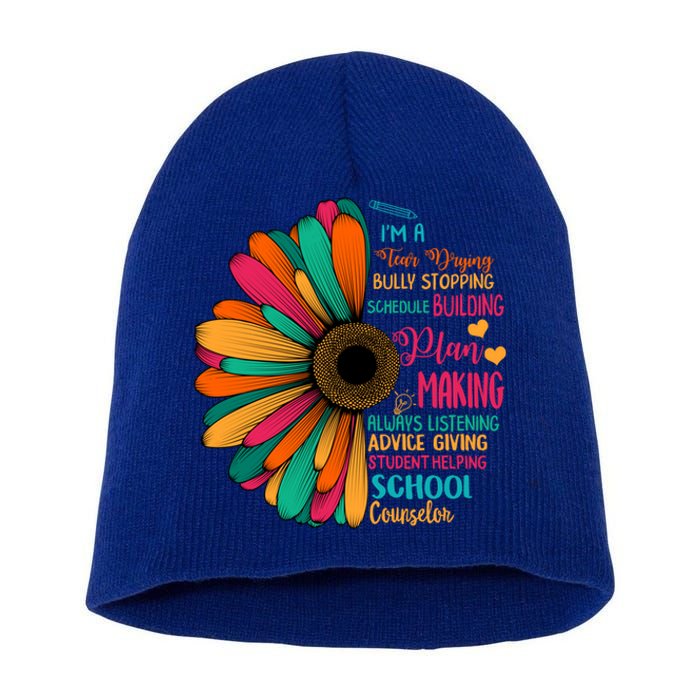 School Counselor National School Counseling Week Teacher Gift Short Acrylic Beanie