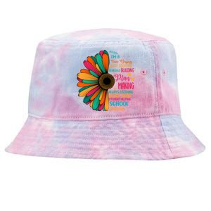 School Counselor National School Counseling Week Teacher Gift Tie-Dyed Bucket Hat