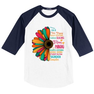 School Counselor National School Counseling Week Teacher Gift Baseball Sleeve Shirt