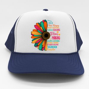 School Counselor National School Counseling Week Teacher Gift Trucker Hat