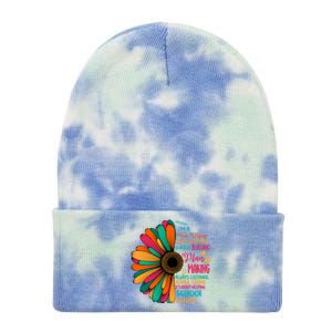 School Counselor National School Counseling Week Teacher Gift Tie Dye 12in Knit Beanie