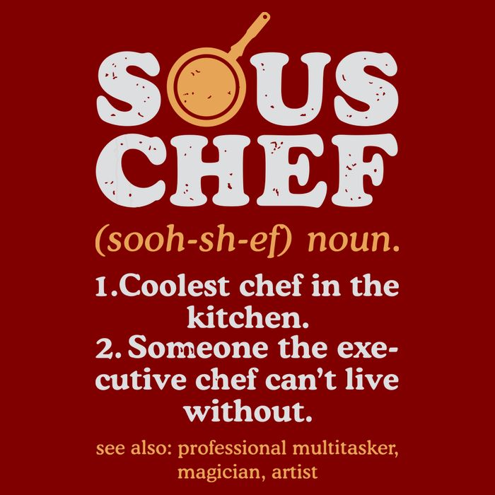 Sous Chef Noun Definition Funny Cooking Term Men Women Cook Cooling Performance Crew T-Shirt