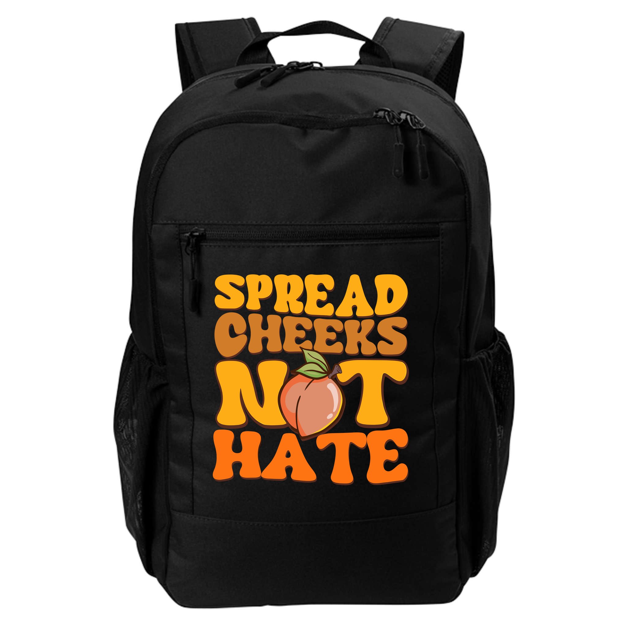 Spread Cheeks Not Hate Fitness Workout Funny Gym Backpack