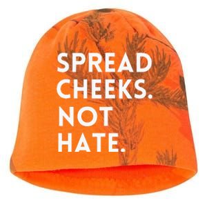 Spread Cheeks Not Hate Gym Men Funny Graphic Fitness Kati - Camo Knit Beanie