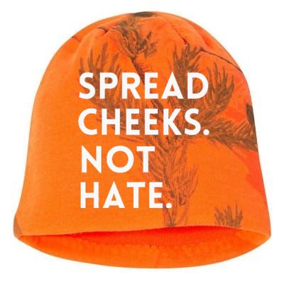 Spread Cheeks Not Hate Gym Men Funny Graphic Fitness Kati - Camo Knit Beanie