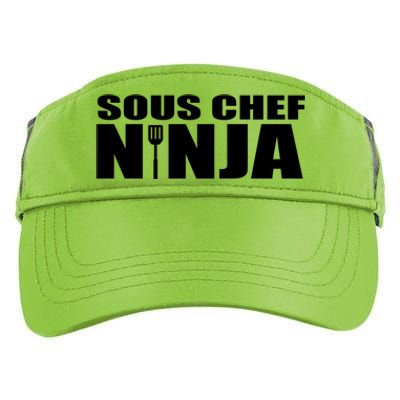 Sous Chef Ninja Funny Culinary Cook Gift Adult Drive Performance Visor