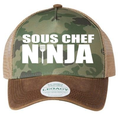 Sous Chef Ninja Funny Culinary Cook Gift Legacy Tie Dye Trucker Hat