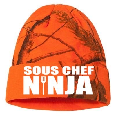 Sous Chef Ninja Funny Culinary Cook Gift Kati Licensed 12" Camo Beanie