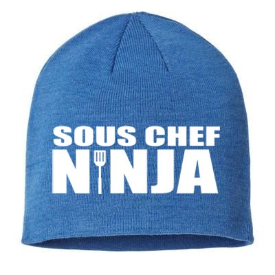 Sous Chef Ninja Funny Culinary Cook Gift Sustainable Beanie