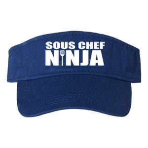 Sous Chef Ninja Funny Culinary Cook Gift Valucap Bio-Washed Visor