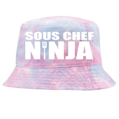 Sous Chef Ninja Funny Culinary Cook Gift Tie-Dyed Bucket Hat