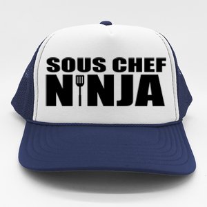 Sous Chef Ninja Funny Culinary Cook Gift Trucker Hat