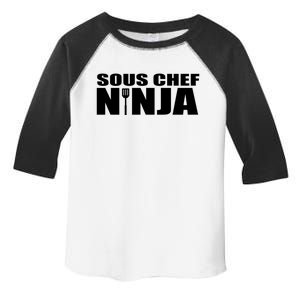 Sous Chef Ninja Funny Culinary Cook Gift Toddler Fine Jersey T-Shirt