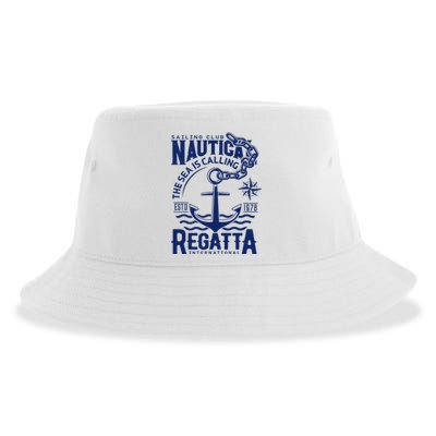 Sailing Club Nautica The Sea Is Calling Regatta Internationa Sustainable Bucket Hat