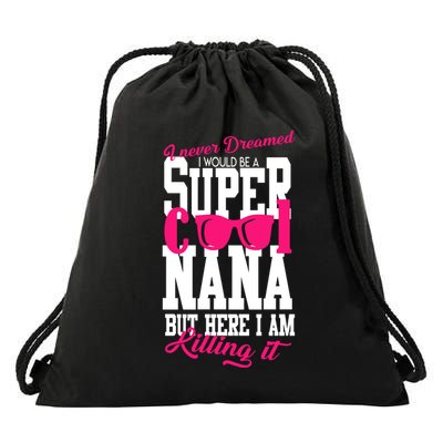 Super Cool Nana Drawstring Bag