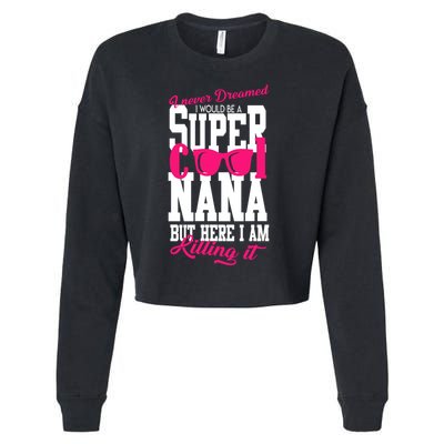 Super Cool Nana Cropped Pullover Crew