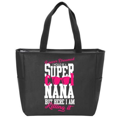 Super Cool Nana Zip Tote Bag