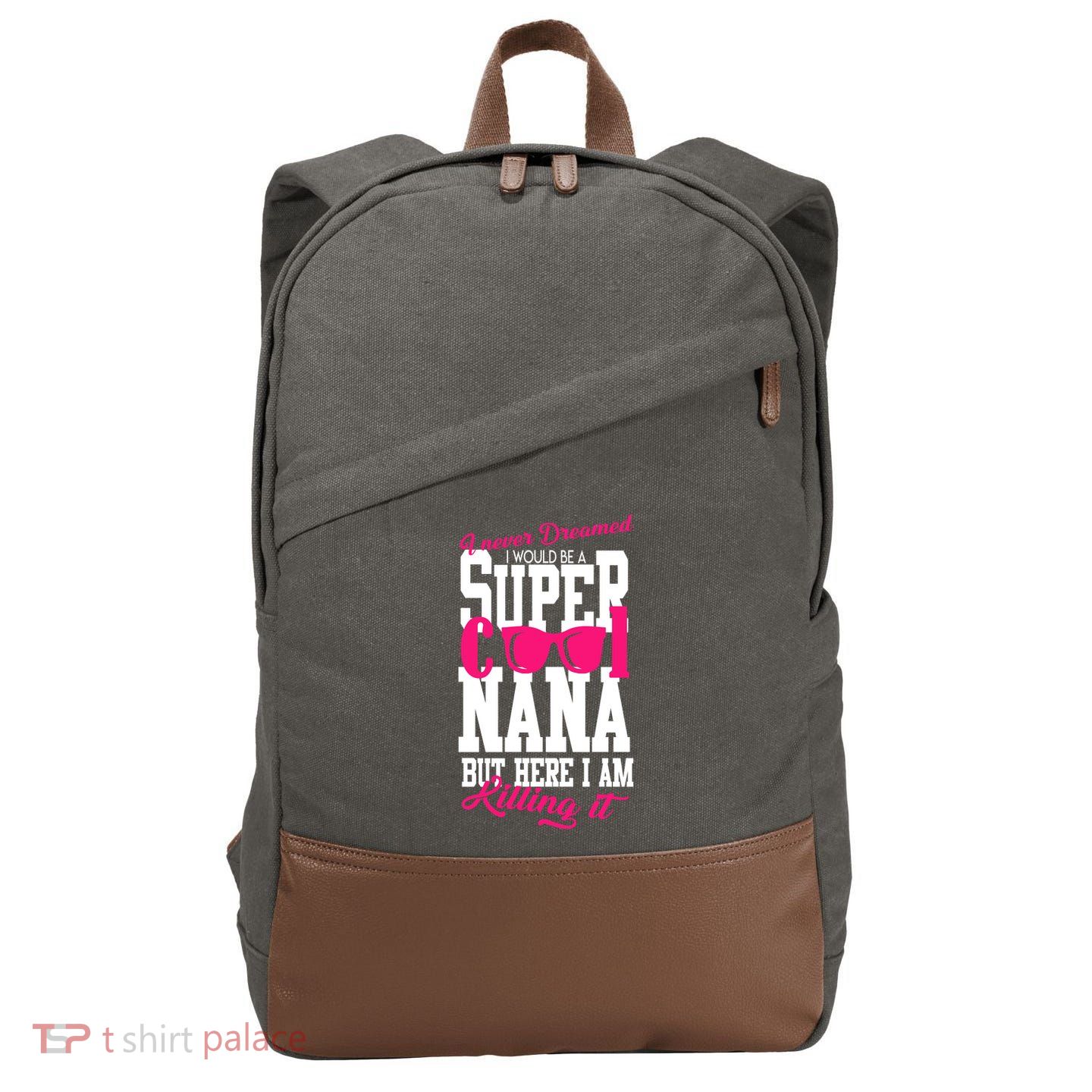 Super Cool Nana Cotton Canvas Backpack