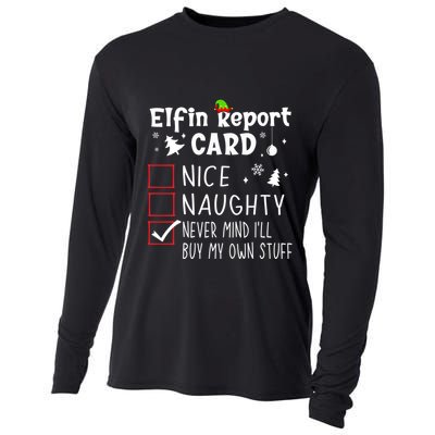 Sarcastic Christmas Nice Naughty Xmas List Pajamas Family Gift Cooling Performance Long Sleeve Crew