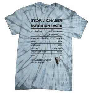 Storm Chaser Nutrition Facts Tie-Dye T-Shirt