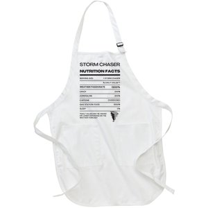 Storm Chaser Nutrition Facts Full-Length Apron With Pockets