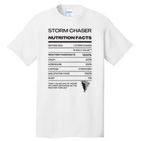 Storm Chaser Nutrition Facts Tall T-Shirt