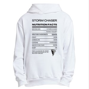 Storm Chaser Nutrition Facts Urban Pullover Hoodie