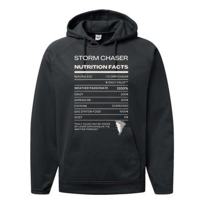 Storm Chaser Nutrition Facts Performance Fleece Hoodie