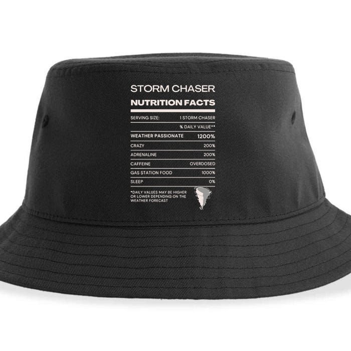 Storm Chaser Nutrition Facts Sustainable Bucket Hat