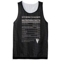 Storm Chaser Nutrition Facts Mesh Reversible Basketball Jersey Tank