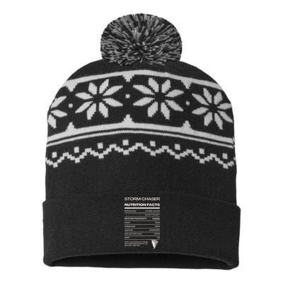 Storm Chaser Nutrition Facts USA-Made Snowflake Beanie