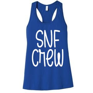 Snf Crew Nurse Skilled Nursing Facility Rn Gift Women's Racerback Tank