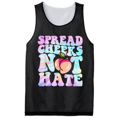 Spread Cheeks Not Hate Fitness Workout Funny Gym Mesh Reversible Basketball Jersey Tank