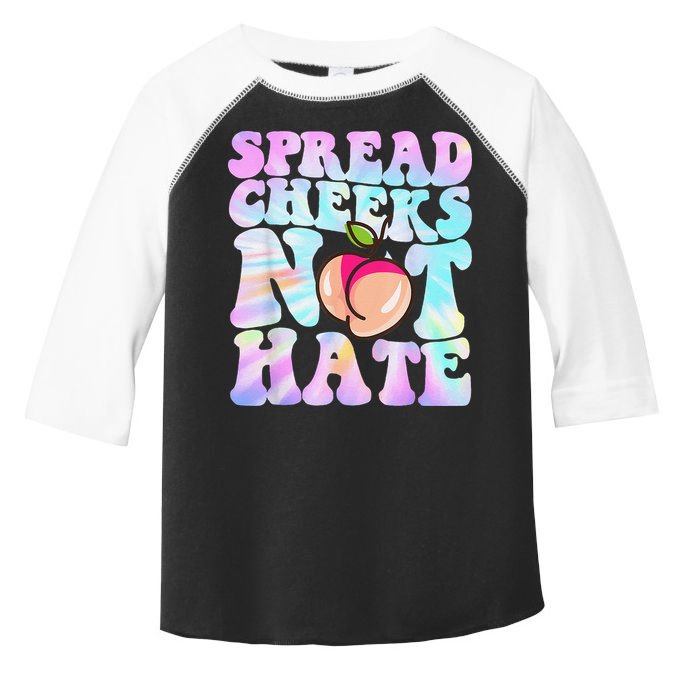 Spread Cheeks Not Hate Fitness Workout Funny Gym Toddler Fine Jersey T-Shirt