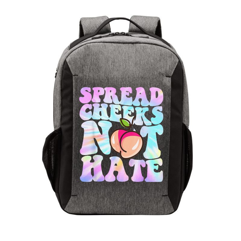 Spread Cheeks Not Hate Fitness Workout Funny Gym Vector Backpack