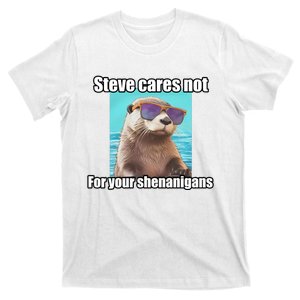 Steve Cares Not For Your Shenanigans T-Shirt