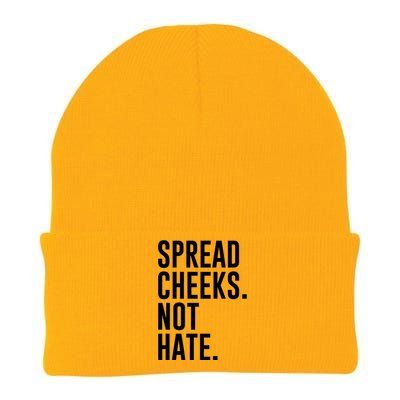 Spread Cheeks Not Hate Funny Gym Fitness And Workout Knit Cap Winter Beanie